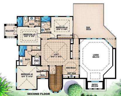 Floorplan 2 for House Plan #1018-00142