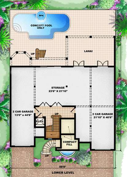 Floorplan 1 for House Plan #1018-00143