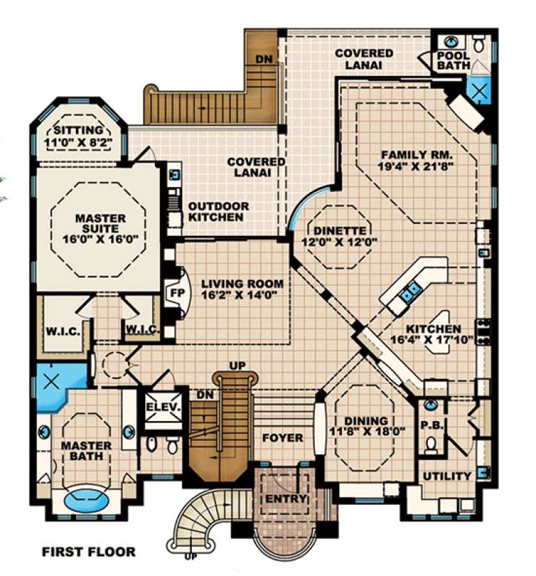 House Plan House Plan #15963 Drawing 2