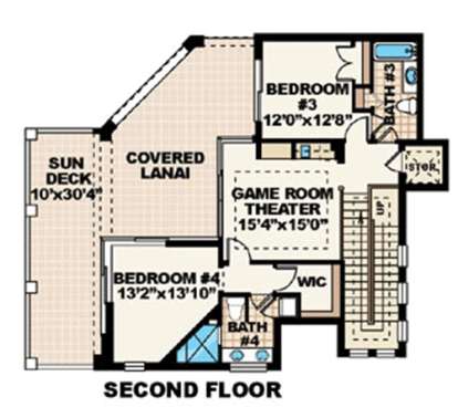 Floorplan 2 for House Plan #1018-00144