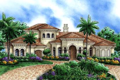 Florida House Plan #1018-00147 Elevation Photo