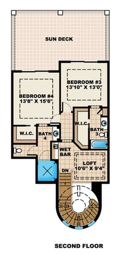 Floorplan 2 for House Plan #1018-00147