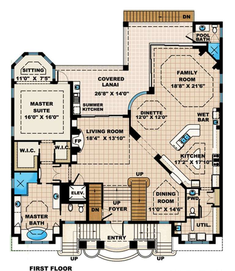 House Plan House Plan #15968 Drawing 2