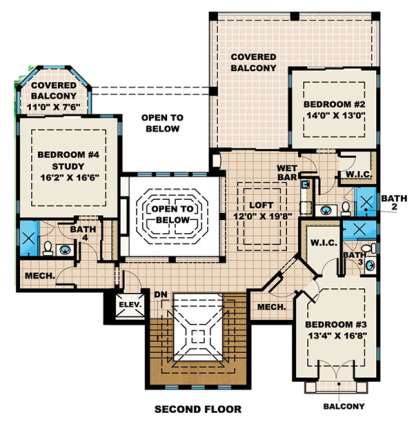 Floorplan 3 for House Plan #1018-00148