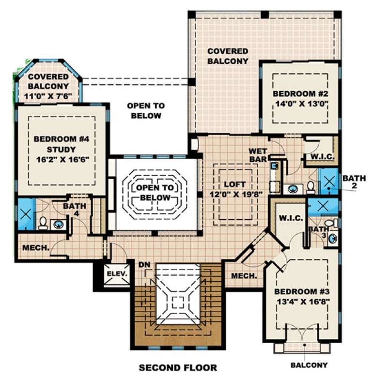 House Plan House Plan #15968 Drawing 3