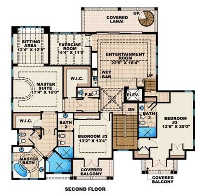 Floorplan 2 for House Plan #1018-00149