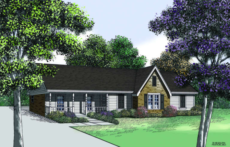House Plan House Plan #1597 Front Elevation