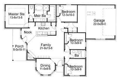 Main Floor for House Plan #9401-00040