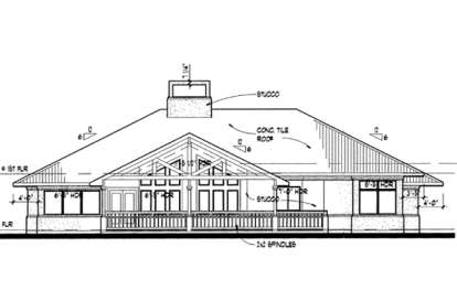 Contemporary House Plan #9401-00043 Elevation Photo