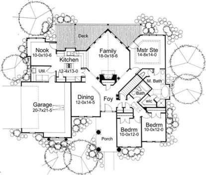 Main Floor for House Plan #9401-00043