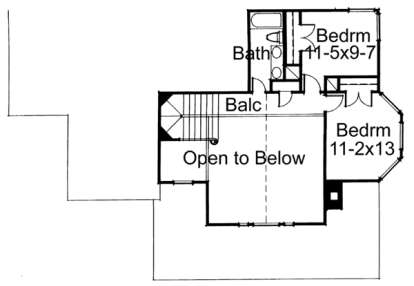 Second Floor for House Plan #9401-00047