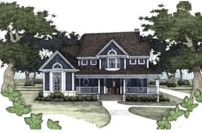 Country House Plan #9401-00048 Elevation Photo