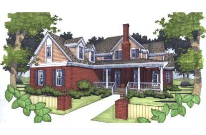Country House Plan #9401-00052 Elevation Photo