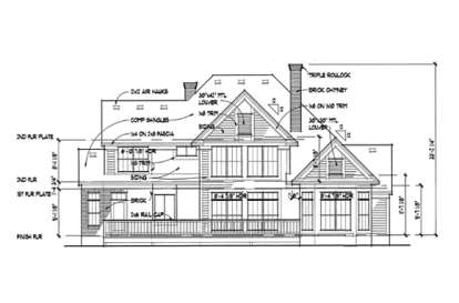 Country House Plan #9401-00052 Elevation Photo