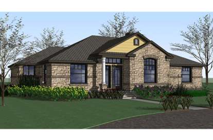 Southern House Plan #9401-00053 Elevation Photo