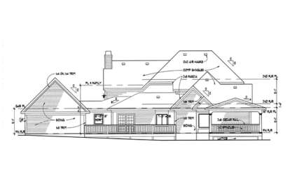 Traditional House Plan #9401-00054 Elevation Photo