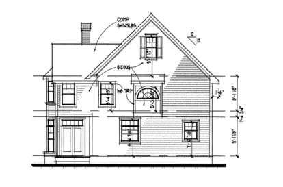 Farmhouse House Plan #9401-00055 Elevation Photo