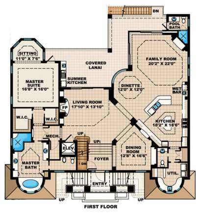Floorplan 2 for House Plan #1018-00154