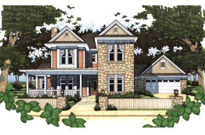 Victorian House Plan #9401-00056 Elevation Photo