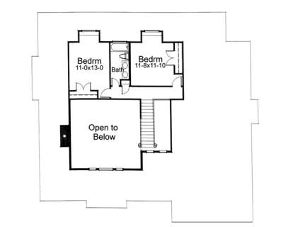 Second Floor for House Plan #9401-00057