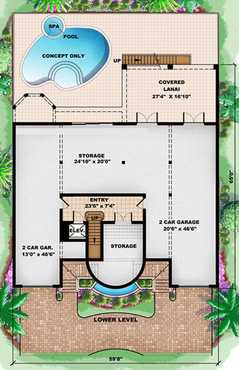 House Plan House Plan #15993 Drawing 1