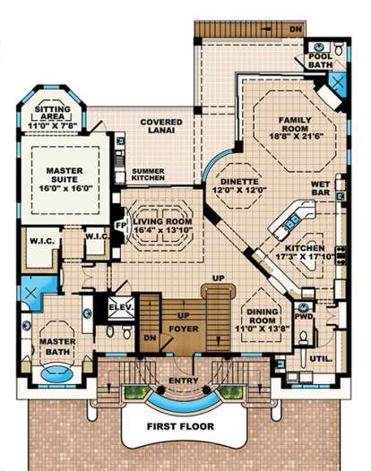 Floorplan 2 for House Plan #1018-00155