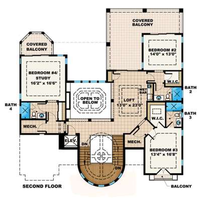 Floorplan 3 for House Plan #1018-00155