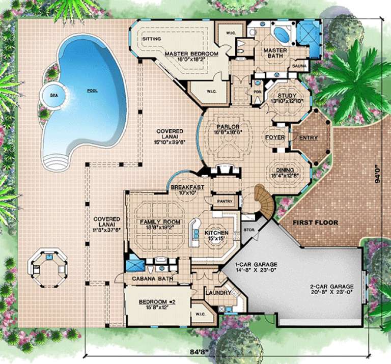 House Plan House Plan #15997 Drawing 1