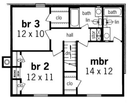 Floorplan 2 for House Plan #048-00053