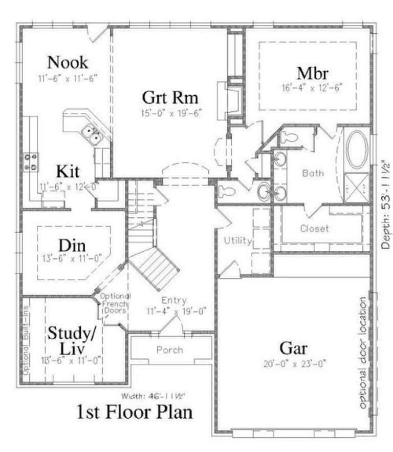 House Plan House Plan #16001 Drawing 1