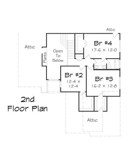 Floorplan 2 for House Plan #3367-00003