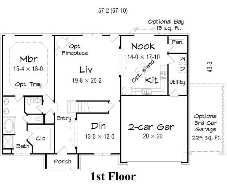 House Plan House Plan #16004 Drawing 1