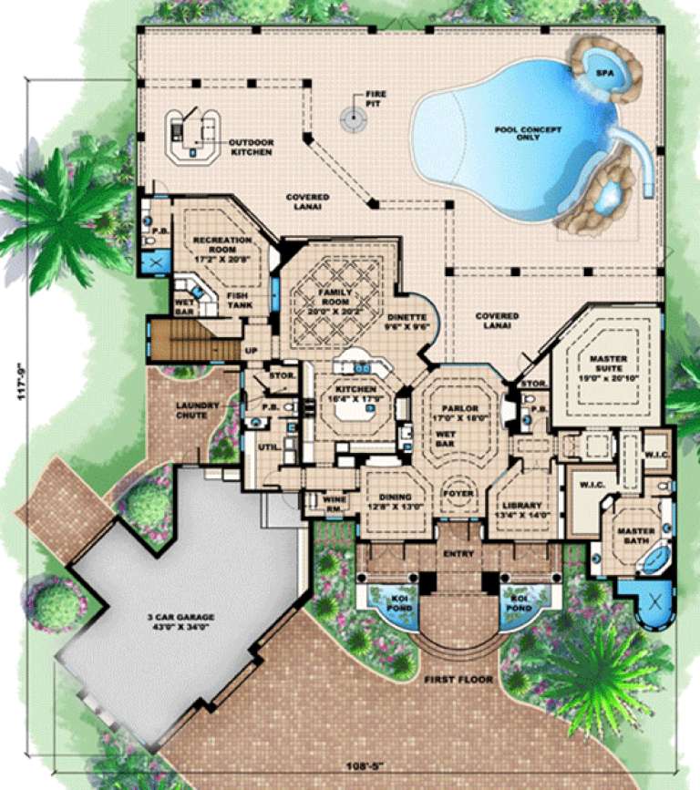 House Plan House Plan #16006 Drawing 1