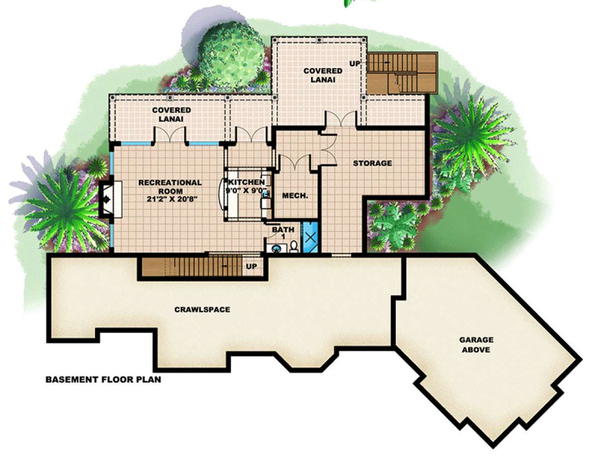 Floorplan 1 for House Plan #1018-00162