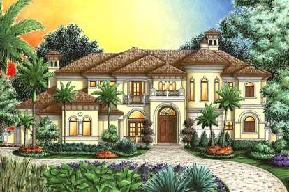 Florida House Plan #1018-00168 Elevation Photo