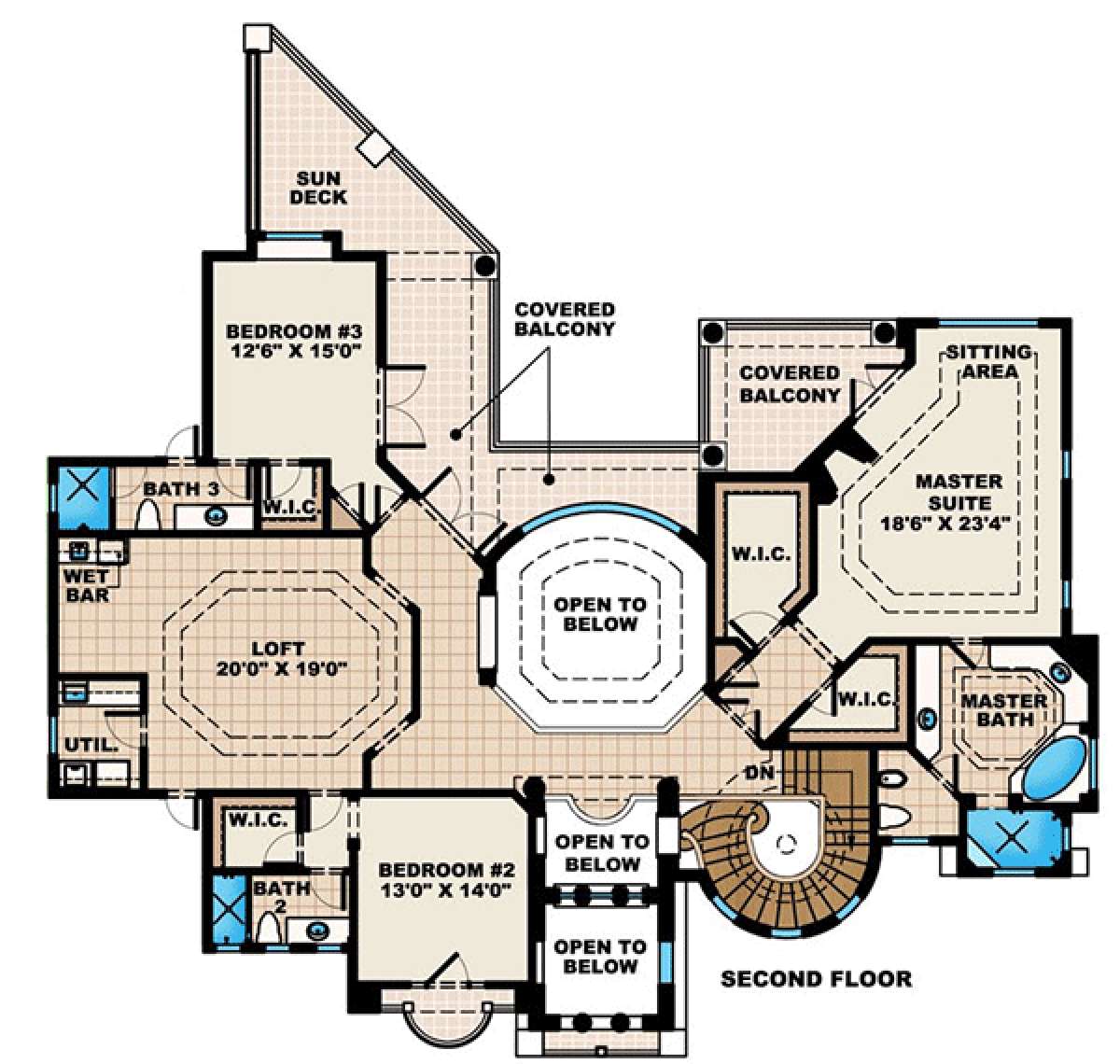 Floorplan 2 for House Plan #1018-00168