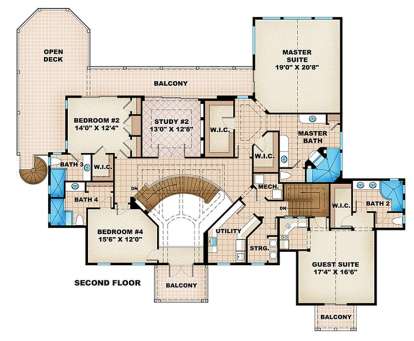 Floorplan 2 for House Plan #1018-00171