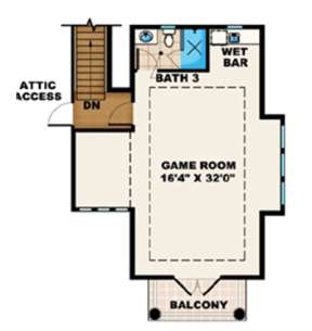 Floorplan 2 for House Plan #1018-00172
