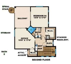 Floorplan 2 for House Plan #1018-00173