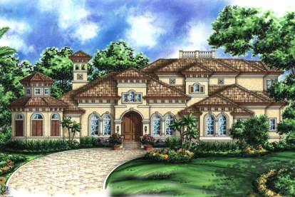 Mediterranean House Plan #1018-00176 Elevation Photo