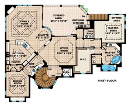 Floorplan 2 for House Plan #1018-00180