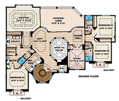 Floorplan 3 for House Plan #1018-00180