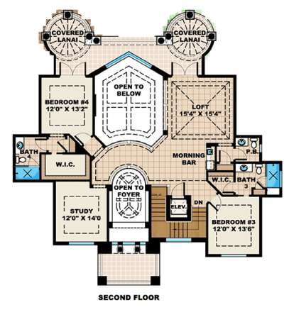 Floorplan 2 for House Plan #1018-00181