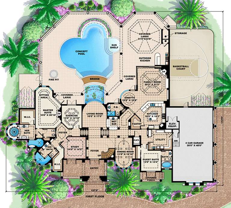 House Plan House Plan #16027 Drawing 1