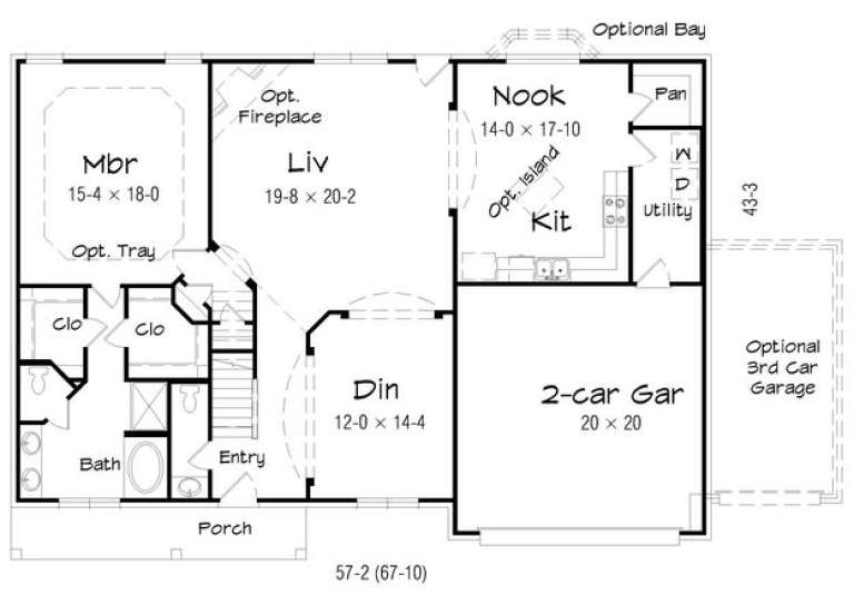 House Plan House Plan #16031 Drawing 1
