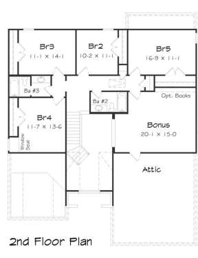 Floorplan 2 for House Plan #3367-00012