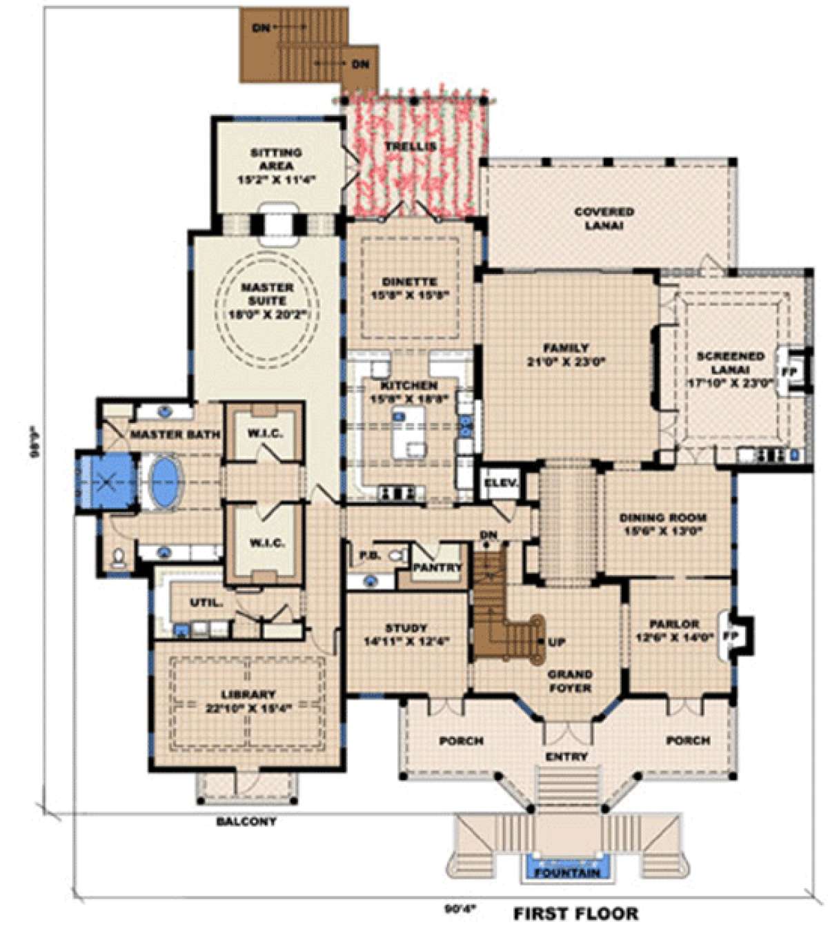 Floorplan 2 for House Plan #1018-00184