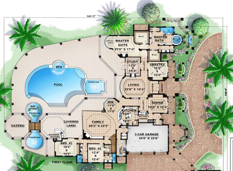 House Plan House Plan #16037 Drawing 1