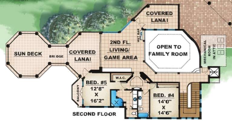 House Plan House Plan #16037 Drawing 2