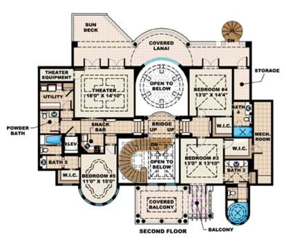Floorplan 2 for House Plan #1018-00186